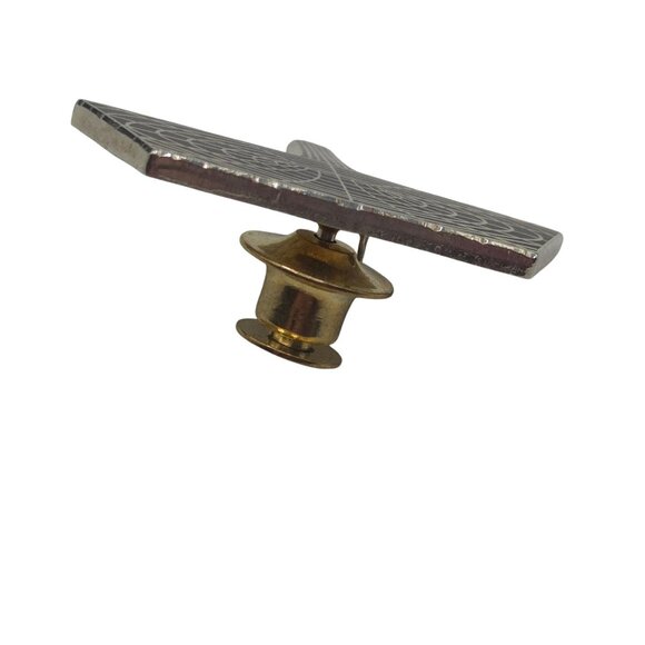 VTG Brooch BlackHole Science Nerd Space Funny Gift Jewelry Stem Wearable Art Pin - Picture 8 of 9